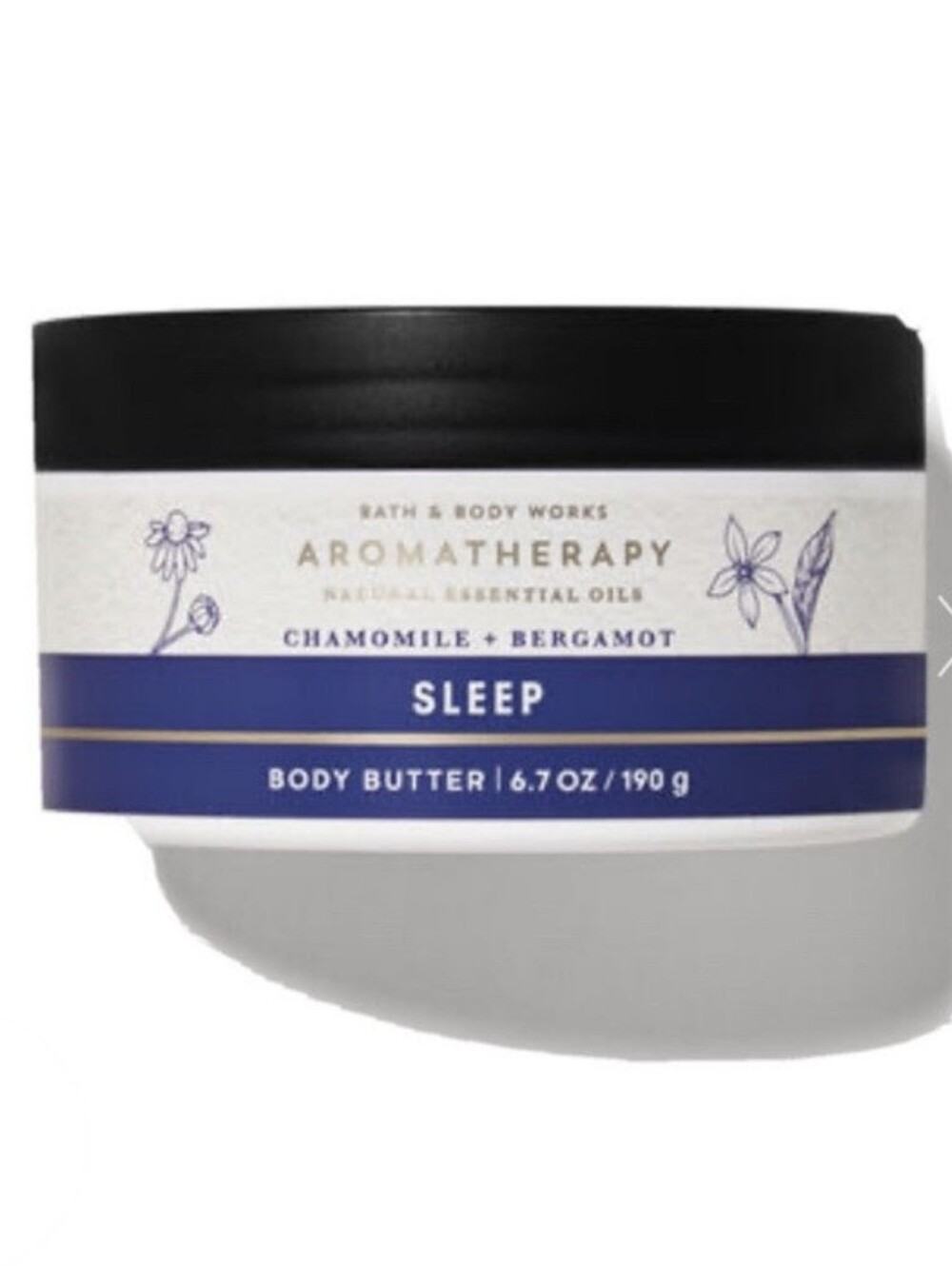 Bath & Body Works Aromatherapy Chamomile Bergamot Sleep Body Butter 6.7 oz. NEW